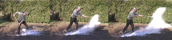 Epandage de cendres Epandre des cendres dans le potager