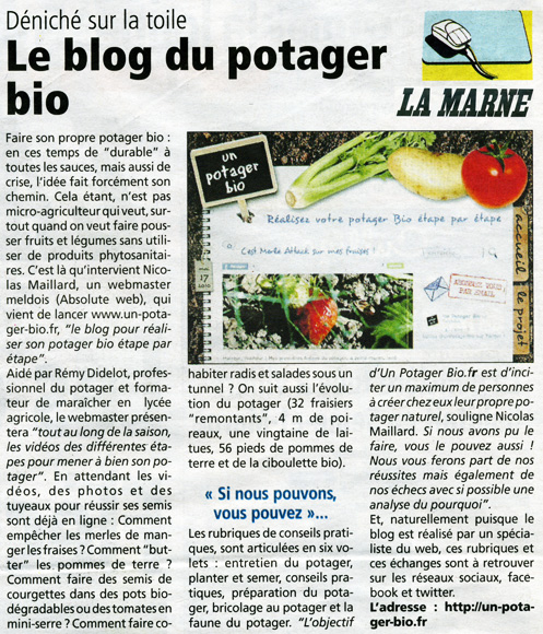 Un Potager Bio sur La Marne