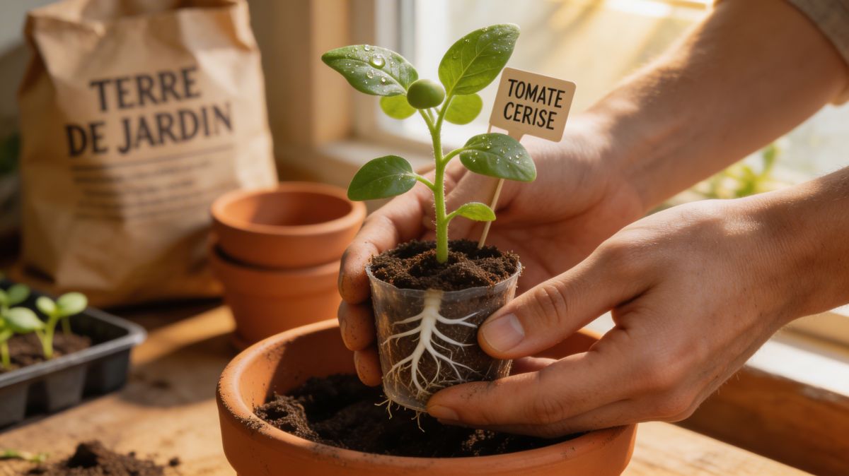 Repiquer les tomates cerises en godets : le guide d'avril