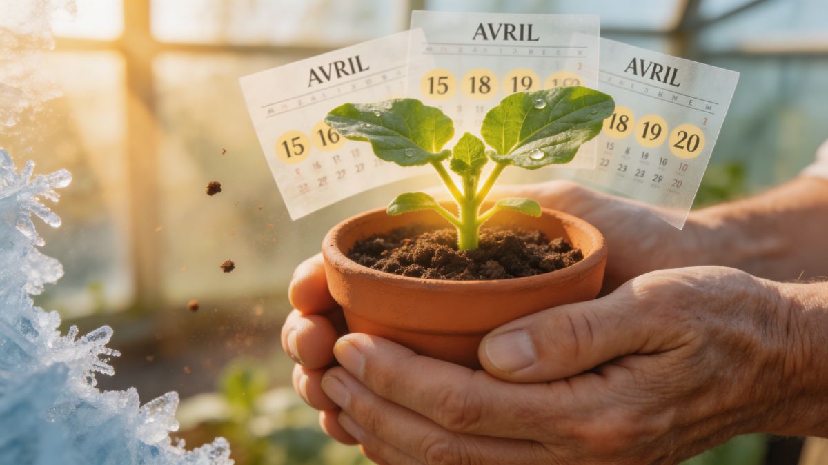 Semis de courgettes en avril : timing, godets et premières sorties